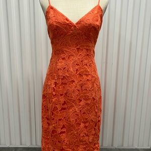 Guess dress. Orange in a size 10.
